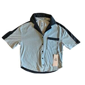 Feat Hemp Shirt, 56% Organic Cotton, 24% Hemp, Stargazer Terry, Men's Sz XS NWT